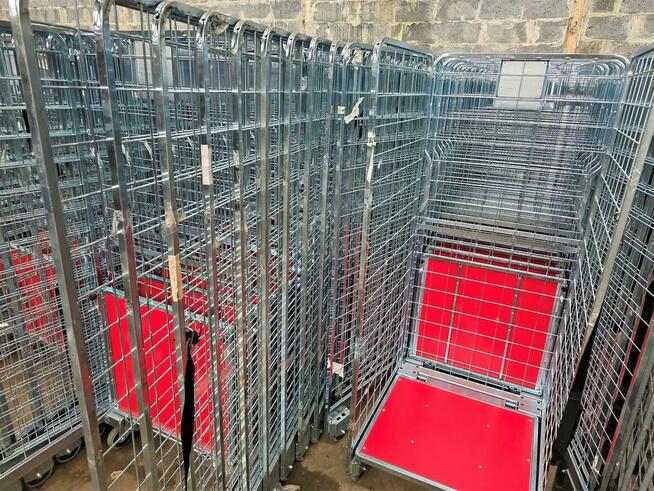 Wózek Transportowy Gniazdowy Kurierski Magazynowy 80x67