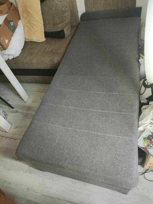 Tapczan Łóżko Kanapa Leżanka jednoosobówka ze skrzynią