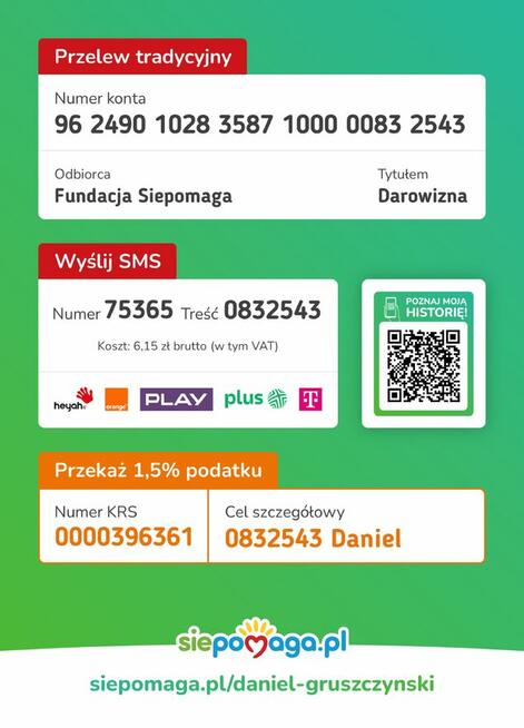 Potrzebuję Wsparcia na leczenie