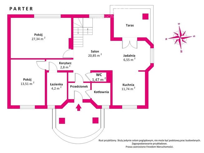Dom wolnostojący z garażem | 5 pokoi | blisko SKM