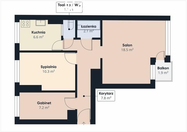 Mieszkanie 3 pokojowe Osiedle II