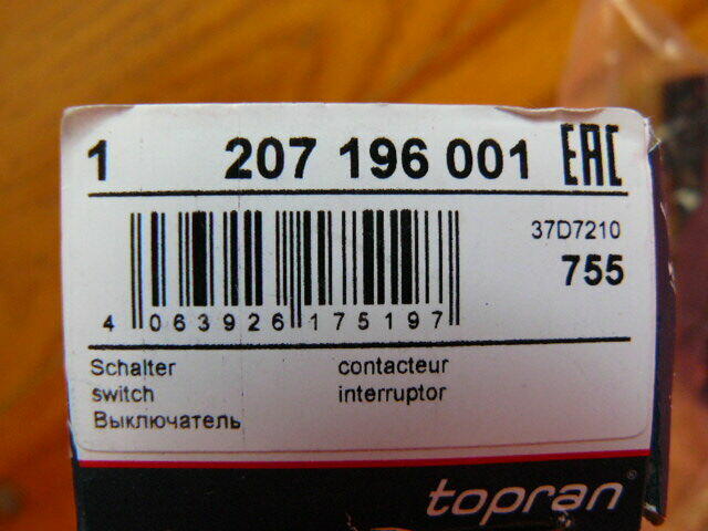 Czujnik/wlacznik swiatel stop Renault, Dacia