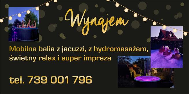 wynajem mobilnej Balii z jacuzzi#hydromasaż#imprezy#relax
