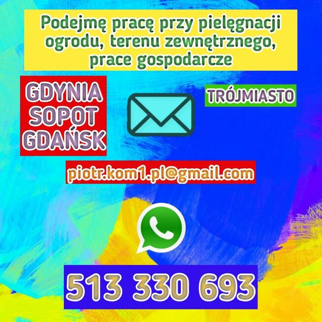 Witam, podejmę pracę przy pielęgnacji ogrodu