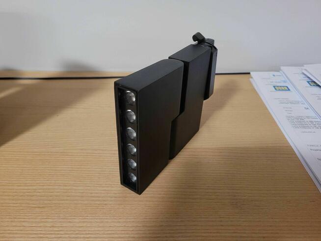 Lampa reflektor led 3 sztuki + szyna 2m czarny
