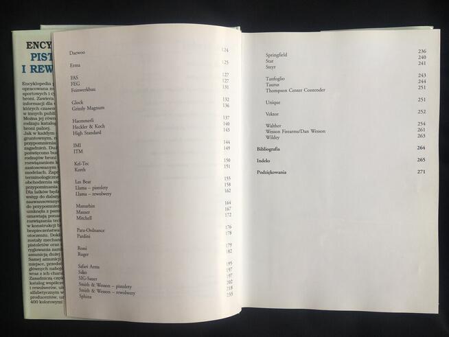 Książka broń pistolet Encyklopedia Pistoletów i Rewolwerów
