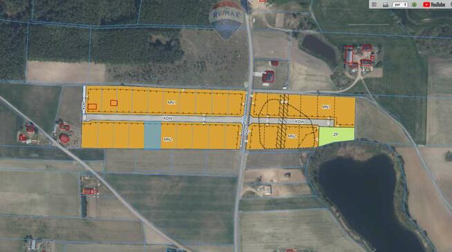 Działka budowlana blisko jeziora z MPZP.