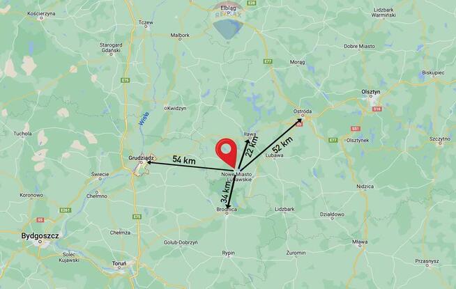 Działka budowlana blisko jeziora z MPZP.