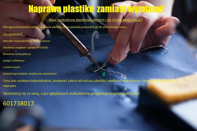 Naprawa plastiku, spawanie zamiast wymiany!