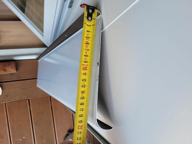 Parapet aluminiowy ALURON 20cm anodowany