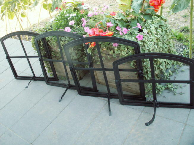 Stare okno , rama okienna retro loft lustro, altana 58x57