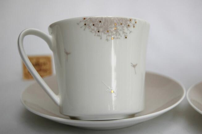 Filiżanki do kawy Rosenthal White Curve, Premium Bone China,