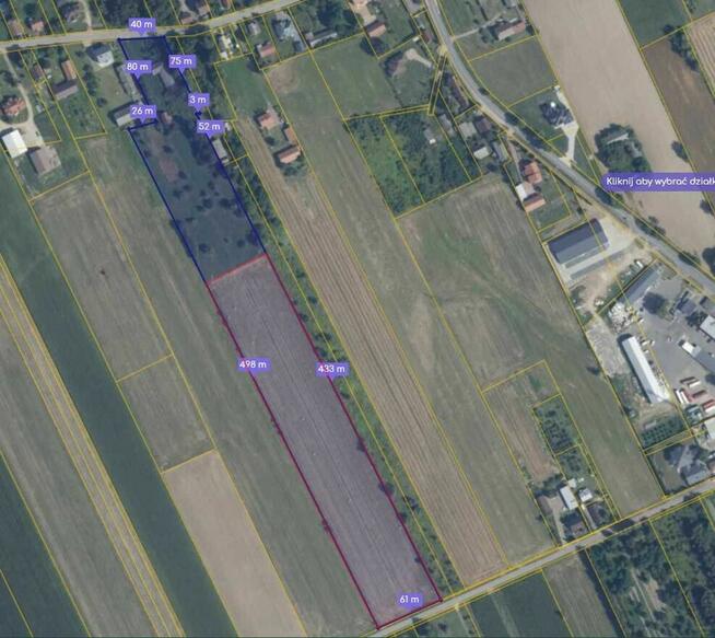 Działka rolna uzbrojona Latowicz - Rozstanki