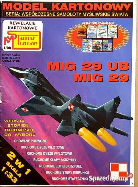 MiG29 UB oraz MiG29, 2w1, DARMOWA WYSYŁKA !