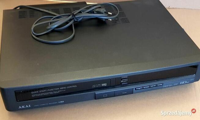 Odtwarzacz VHS AKAI VS-F12EDG z pilotem, darmowa wysyłka