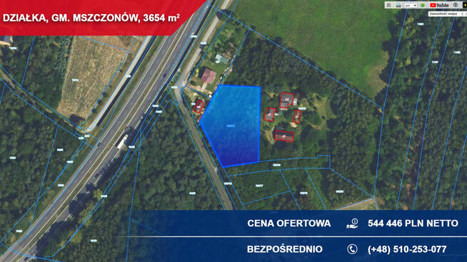 Teren usługowy przy S8 – idealny pod magazyn lub warsztat