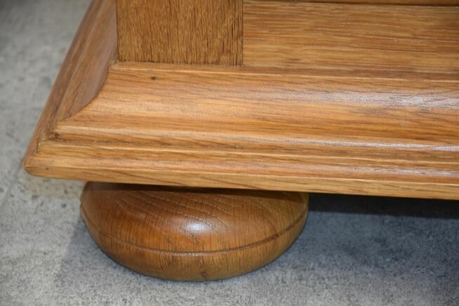 komoda dębowa z szufladami - jak nowa