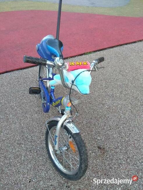 Rower dla dziecka z za KUFERKIEM na picie, kanapkę, zabawki.