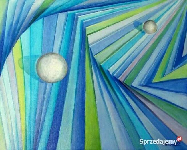 Composition, 50 x 40, olej na płótnie, 2017, DARMOWA wysyłka