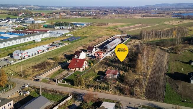 Działka usługowa Mników gm. Liszki