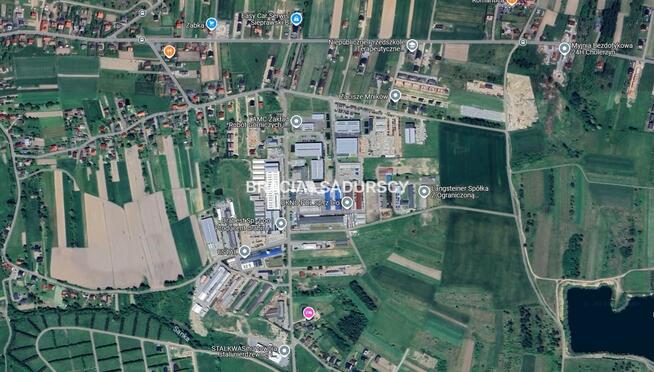 Działka usługowa Mników gm. Liszki