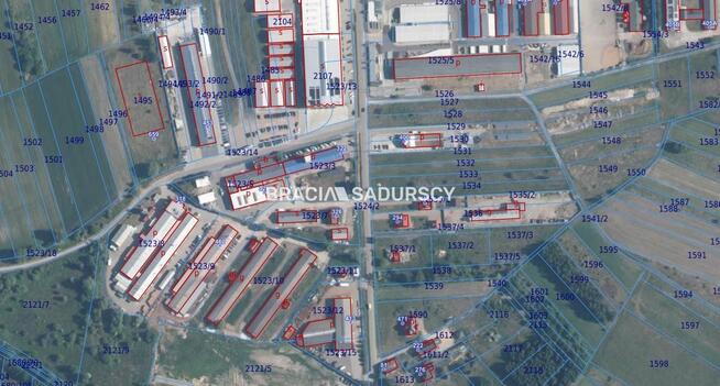 Działka usługowa Mników gm. Liszki