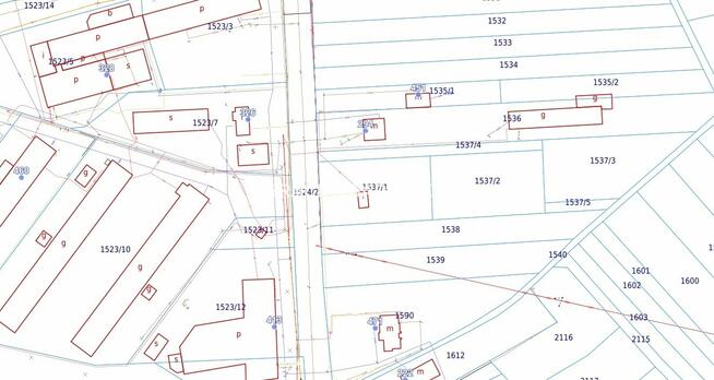 Działka usługowa Mników gm. Liszki