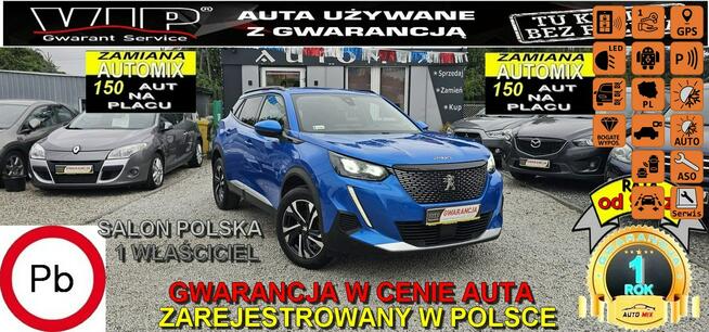 Peugeot 2008 ŚLICZNY Salon PL-1WŁ,Najmocniejszy,Serwisowany z GWARANCJĄ,Zamiana
