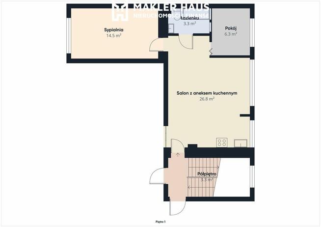 3-pokojowe mieszkanie, parter, Augustów.