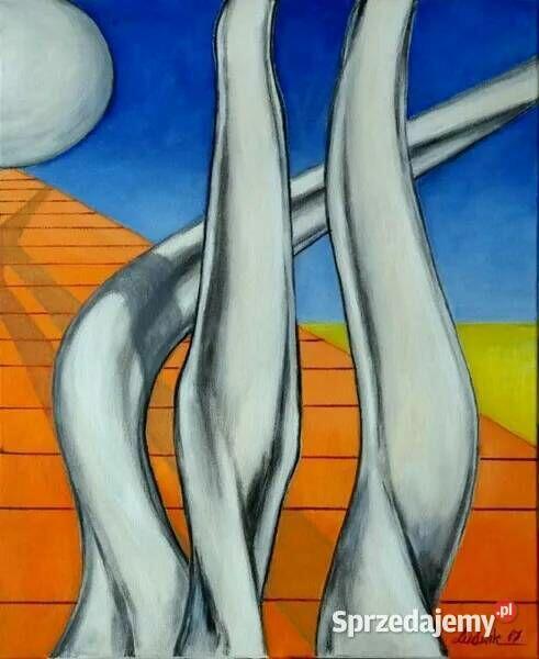 COMPOSITION, 40 x 50, 2017, olej na płótnie, DARMOWA wysyłka