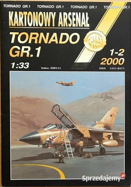 Tornado GR.1, Kartonowy Arsenał, 1-2/2000, DARMOWA wysyłka !