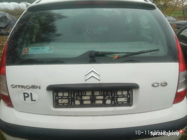 Drzwi lewe tylne Białe do Citroen C3 I gen.