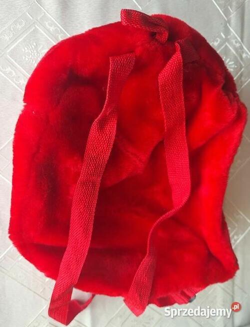 Plecak pluszowy w kształcie biedronki, darmowa wysyłka.