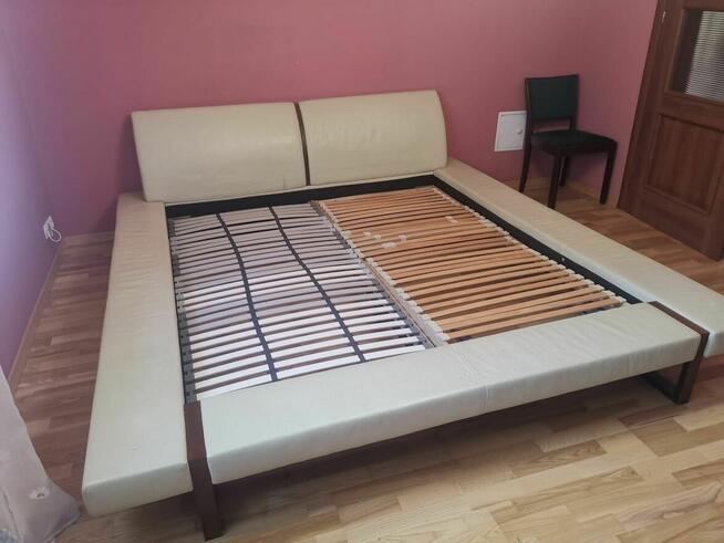 Łózko skórzane 2 osobowe Kler