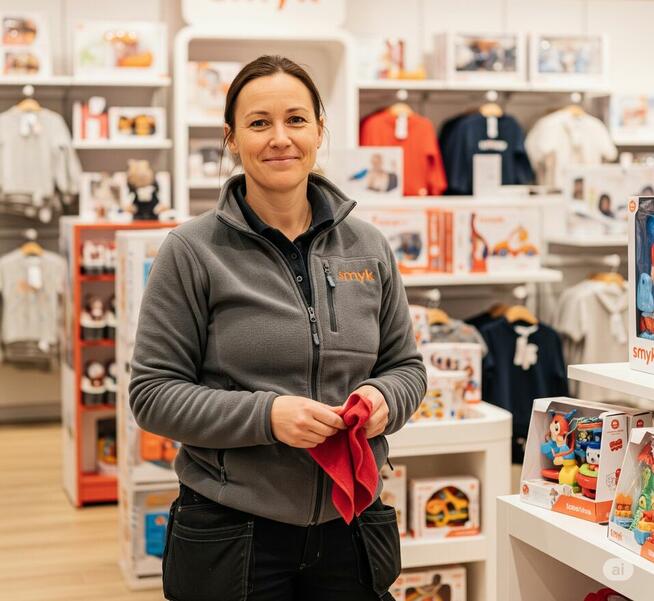 sprzątanie sklepu z zabawkami Police -praca dodatkowa