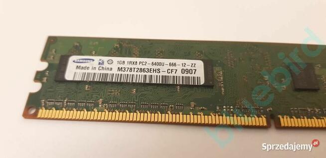 Kość RAM 1GB DDR2 Samsung PC2-6400U (800 MHz), darmowa wysyłka