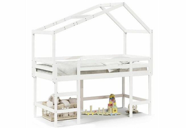 Łóżko na antresoli z bazą