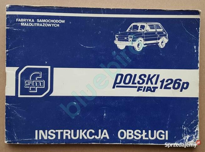 Instrukcja obsługi + książka gwarancyjna do Fiat 126p