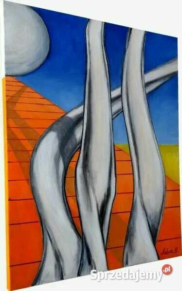 COMPOSITION, 40 x 50, 2017, olej na płótnie, DARMOWA wysyłka