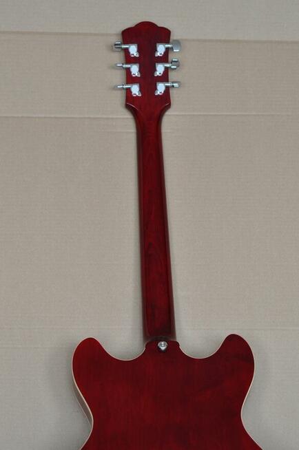 Gitara elektryczna JOHNSON - Semi Hollow Body - Wiśniowa