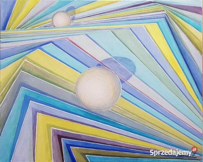 Komposition, 50 x 40, olej na płótnie, 2017, DARMOWA wysyłka