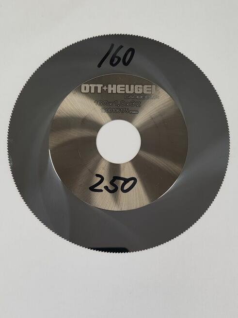 Frez piłkowy, tarczowy OTT+HEUGEL CARBODUR 160x1,0x32 - 250