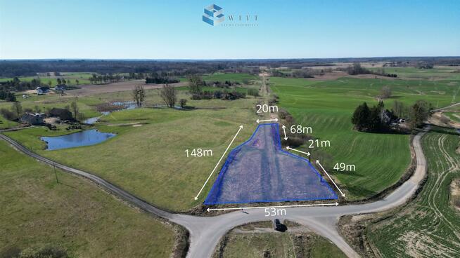 Działka budowlana Jędrychówko gm. Morąg