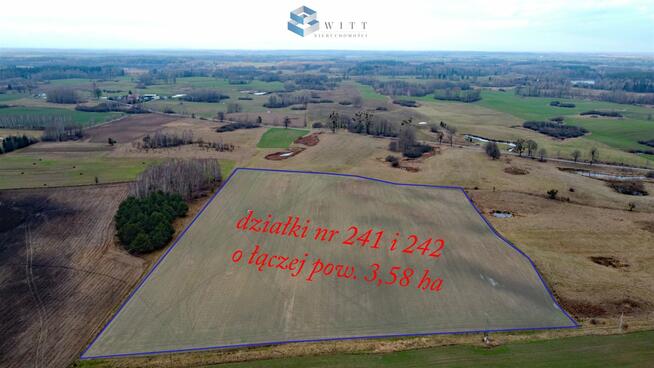 Działka rolna Liwa gm. Miłomłyn