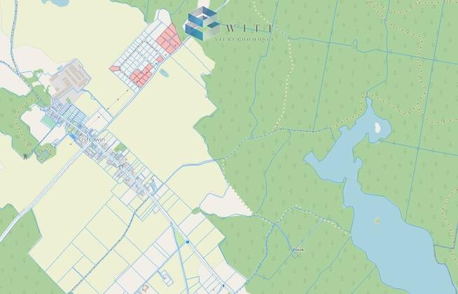 Działka budowlana Ostrowin gm. Ostróda