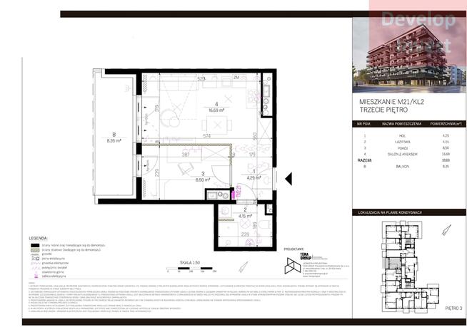 APARTAMENT 2POKOJOWY 34M2