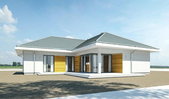 Willa parterowy dom.