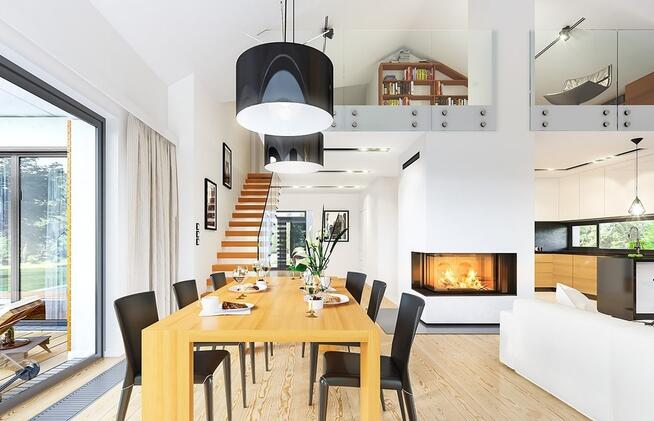 Willa parterowy dom.