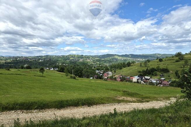 Działka w Rzepiskach z widokiem na Tatry.
