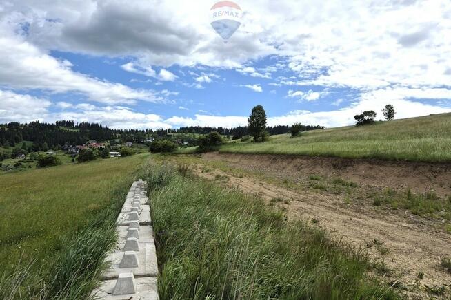 Działka w Rzepiskach z widokiem na Tatry.